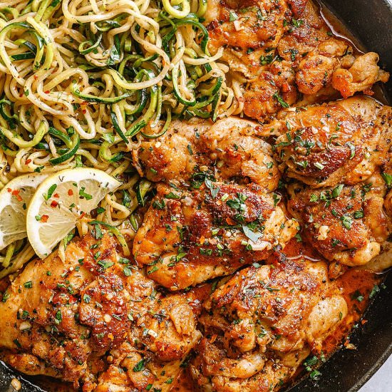 Lemon Garlic Butter Chicken - Recipe photo by Eatwell 101