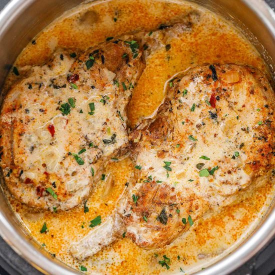 Instant Pot Pork Chops - Recipe photo by Eatwell 101