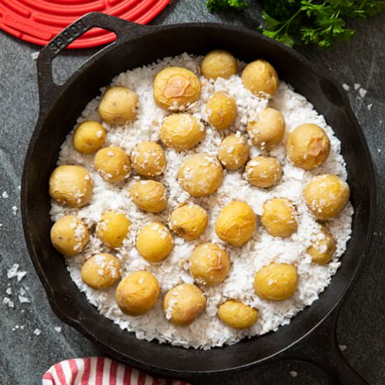 Portuguese Salt-Crusted Potatoes - Recipe photo by foodandjourneys