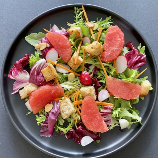 MIXED LEAF SALAD WITH GRAPEFRUIT AN - Recipe photo by popsiclesociety
