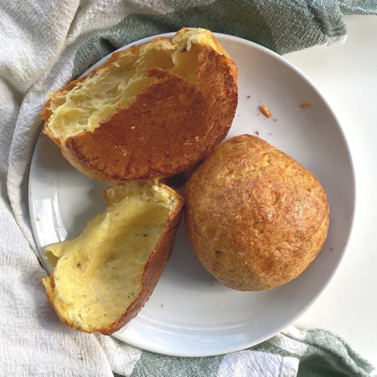 Small Batch Gougères for Two - Recipe photo by skaiwar