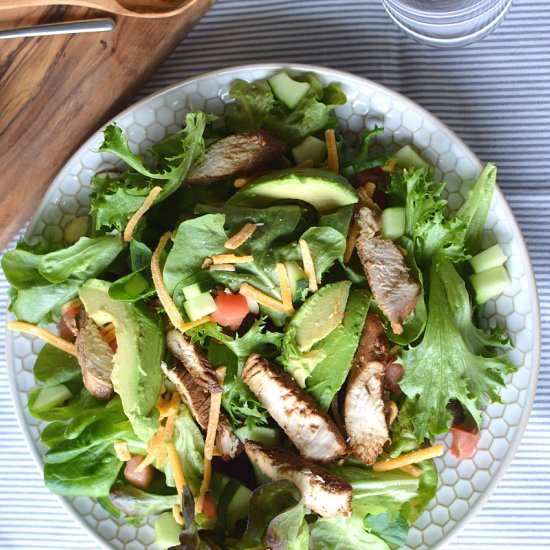 Grilled Chicken Salad - Recipe photo by caramelandcashews
