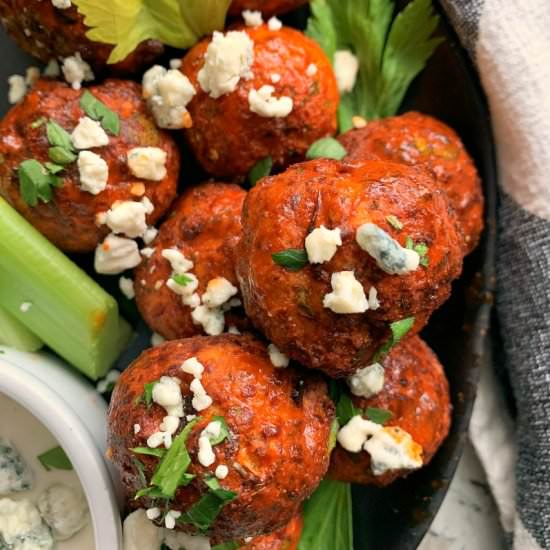Buffalo Chicken Meatballs - Recipe photo by agoudalife