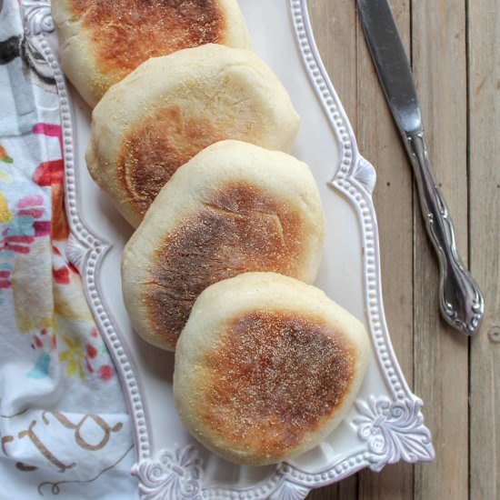 Homemade English Muffins - Recipe photo by Recipesinspiredbymom