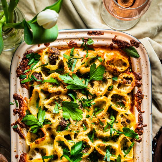 Mini Meatball Cannelloni - Recipe photo by rhubarbandcod