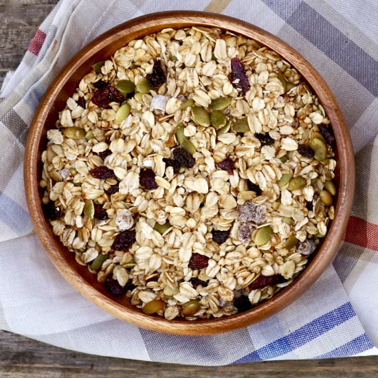 Homemade Muesli - Recipe photo by simmerandsauce