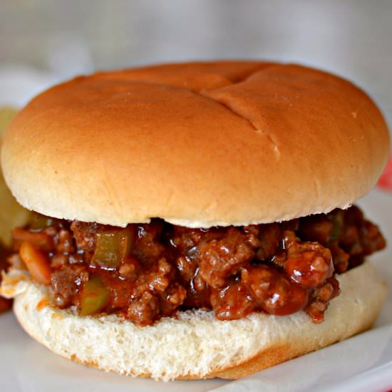 Homemade Sloppy Joes - Recipe photo by Small Town Woman