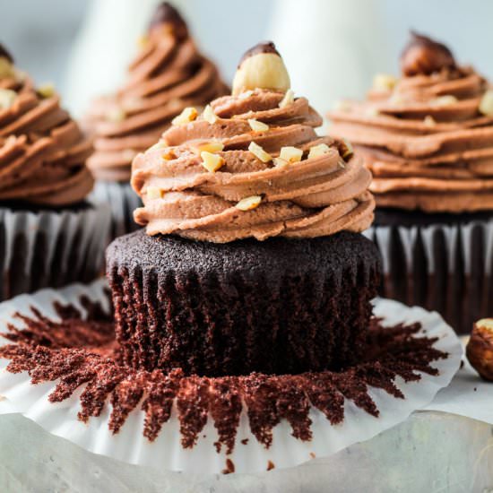 Nutella Cupcakes - Recipe photo by parsleyandicing