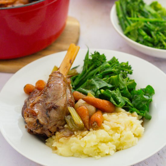 Slow Cooked Lamb Shanks & Gravy - Recipe photo by easypeasyfoodie
