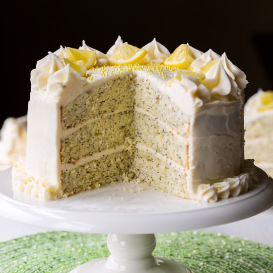 Lemon Poppy Seed Cake - Recipe photo by Savingroomfordessert
