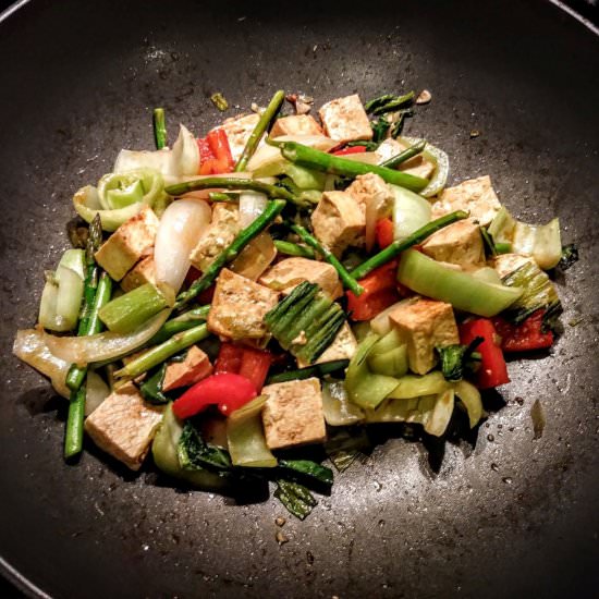 Baby Bok Choy and Tofu Stir Fry - Recipe photo by Melissatraub