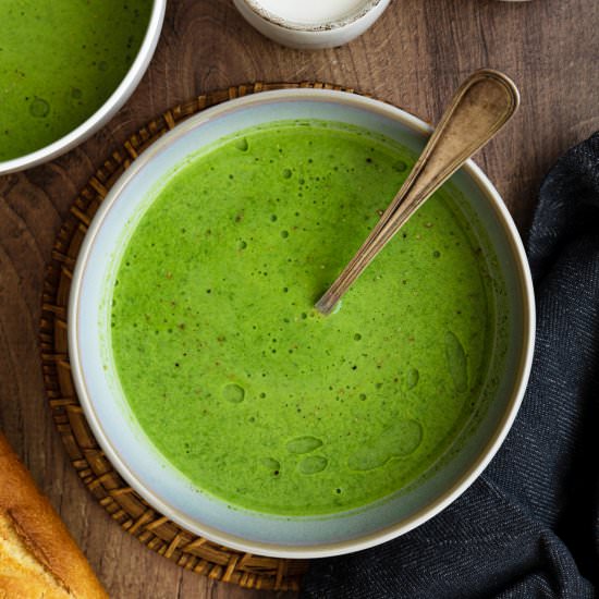 Wild garlic soup - Recipe photo by jernejkitchen