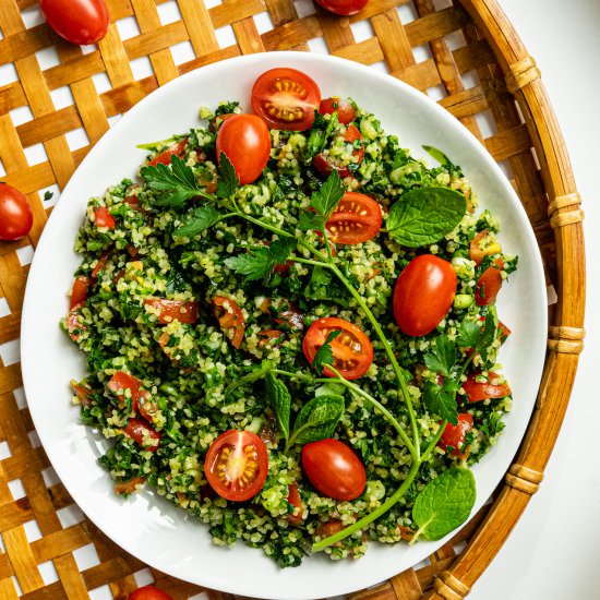 Tabouli Salad - Recipe photo by @whitekitchen_redwine