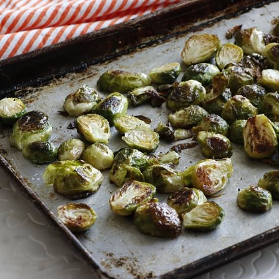 Oven-Roasted Brussels Sprouts - Recipe photo by GarlicGirl