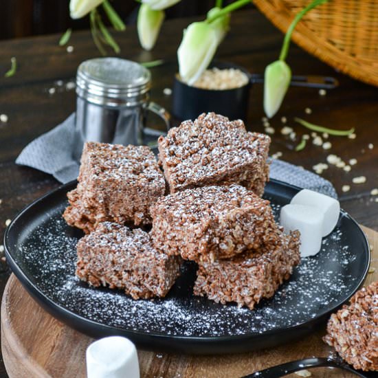 Nutella Crispies Bars - Recipe photo by House of Elyn Ryn