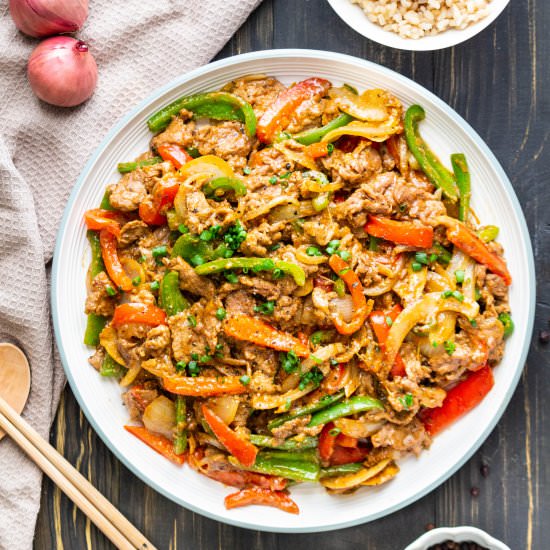Black Pepper Beef Stir Fry (黑椒牛柳) - Recipe photo by WokandKin