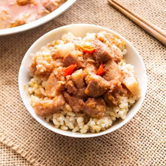 Lemongrass Pork With Shrimp Paste - Recipe photo by WokandKin