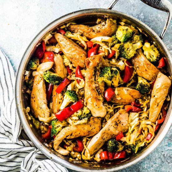 Chicken Cabbage Stir Fry - Recipe photo by The Endless Meal