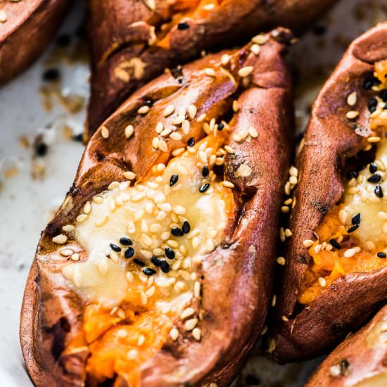 Baked Sweet Potatoes - Recipe photo by The Endless Meal
