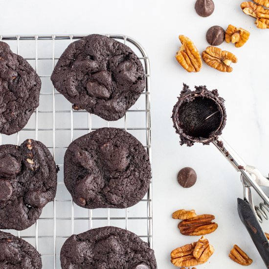 Flourless Chocolate Cookies - Recipe photo by Aredspatula