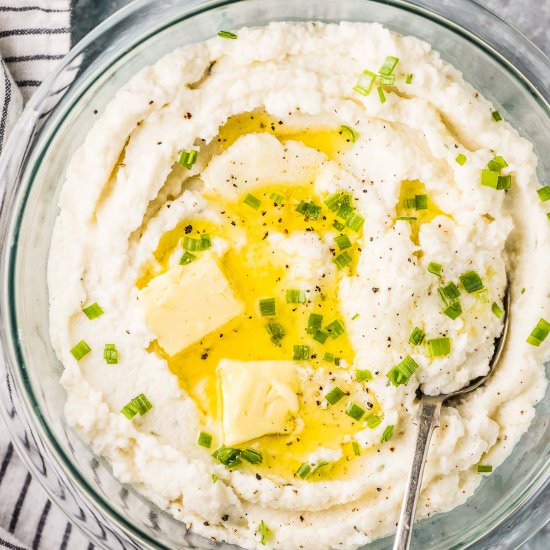Best Cauliflower Mashed Potatoes - Recipe photo by The Endless Meal