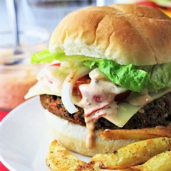 black bean burgers - Recipe photo by nowcookthis
