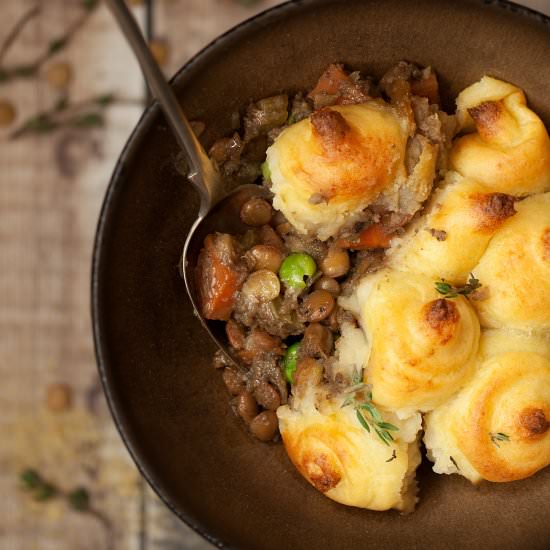 Vegan Shepherd's Pie with Lentils - Recipe photo by littlesugarsnaps