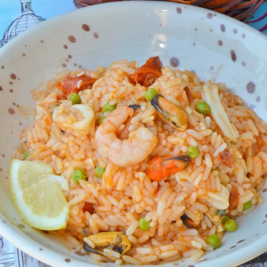 Easy Store Cupboard Paella - Recipe photo by Mummys FastandEasy