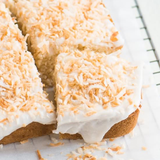 Vegan Coconut Cake - Recipe photo by theitsybitsykitchen