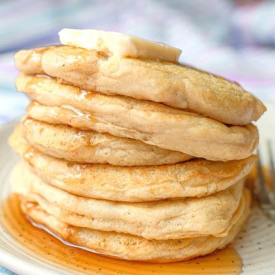 The Fluffiest Gluten-Free Pancakes - Recipe photo by simplytaralynn