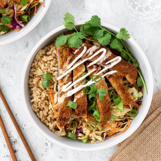 Beef Schnitzel Bowls - Recipe photo by Your Ultimate Menu