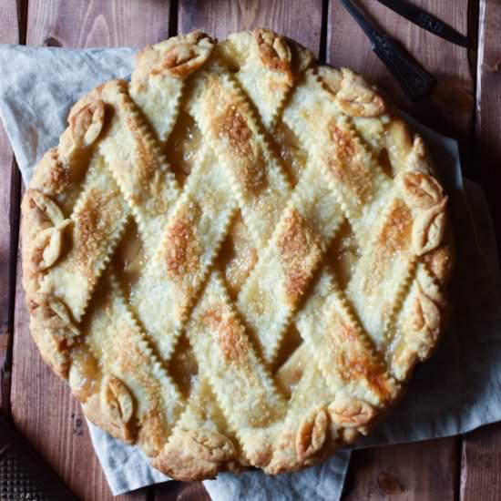 Perfect Spice Pear Pie - Recipe photo by avipie
