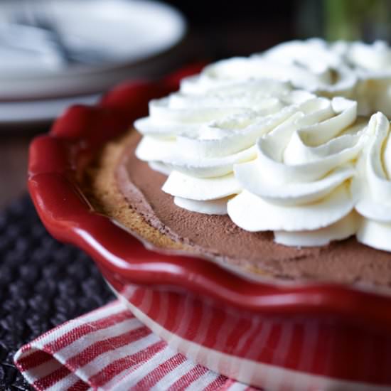Double Chocolate Truffle Pie - Recipe photo by avipie