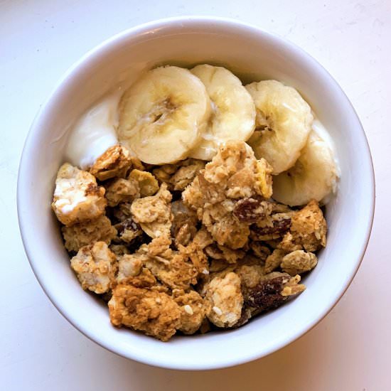 Skinny Caramel Granola Clusters - Recipe photo by imheatherr