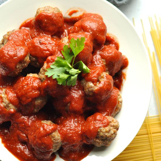 Gluten Free Egg Free Meatballs - Recipe photo by sweetrusticbakes