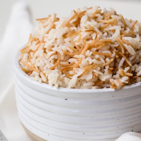 Lebanese rice pilaf with vermicelli - Recipe photo by lifestyleofafoodie