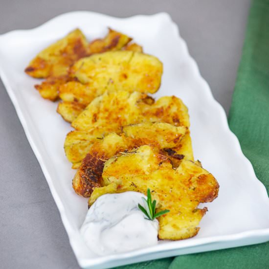 Smashed Potatoes - Recipe photo by House of Elyn Ryn