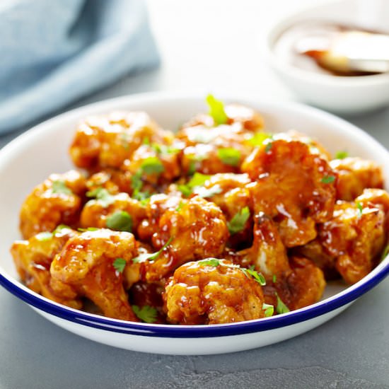 Cauliflower "Hot Wings" - Recipe photo by Red Mountain Weight Loss