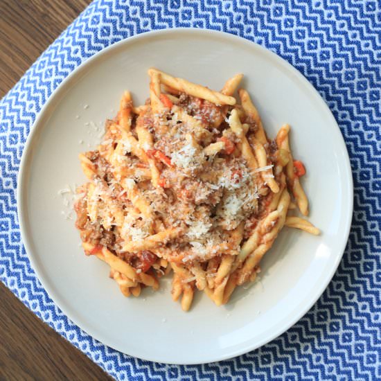 Bolognese Sauce - Recipe photo by adashofzest