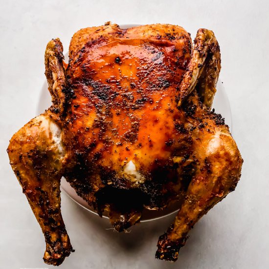 Air Fryer Whole Chicken Recipe - Recipe photo by MunchkinTime