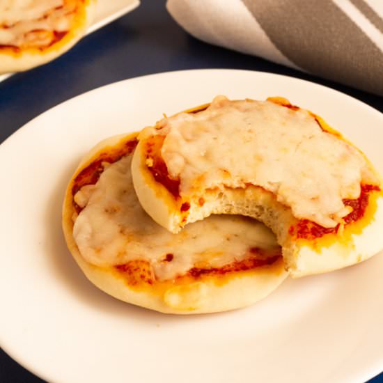 MIni Cheese Pizzas - Recipe photo by celebratingflavors