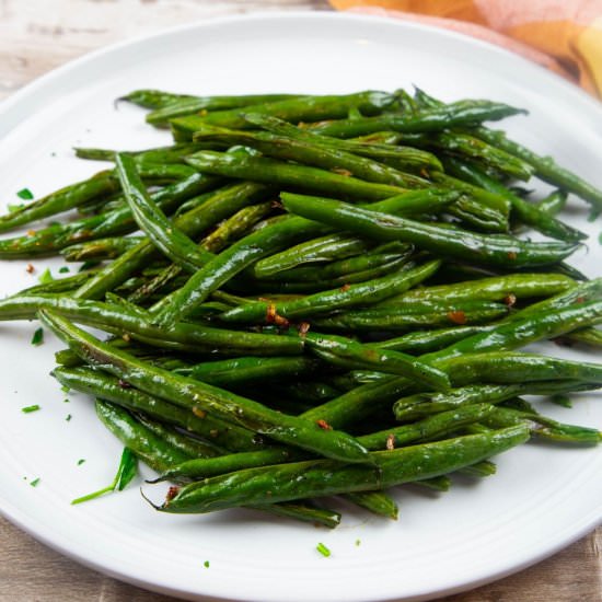 Oven Roasted Green Beanss - Recipe photo by everyday eileen