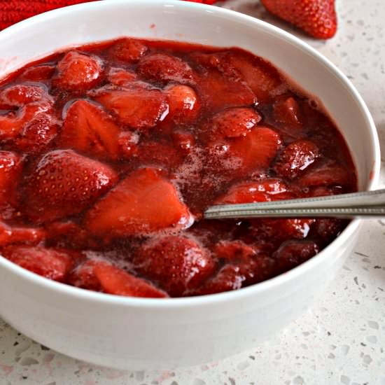 Strawberry sauce - Recipe photo by Small Town Woman
