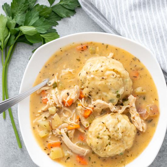 Chicken and Dumplings - Recipe photo by whippeditup