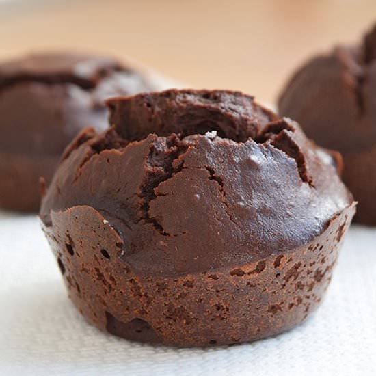 Chickpea Flour Chocolate Muffins - Recipe photo by ADkitchen