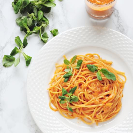 Pasta in Yum Yum sauce - Recipe photo by rabarbarowo