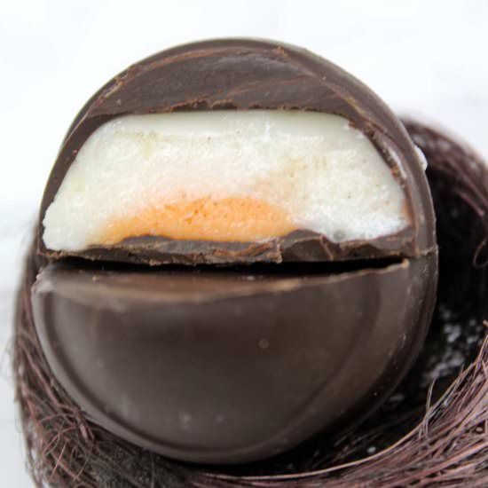 Vegan Creme Eggs - Recipe photo by bakedbyclo