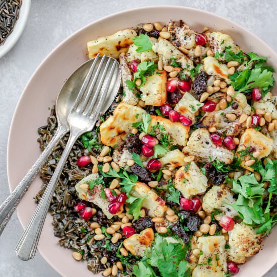 Roasted Cauliflower Salad - Recipe photo by holistic.foodie