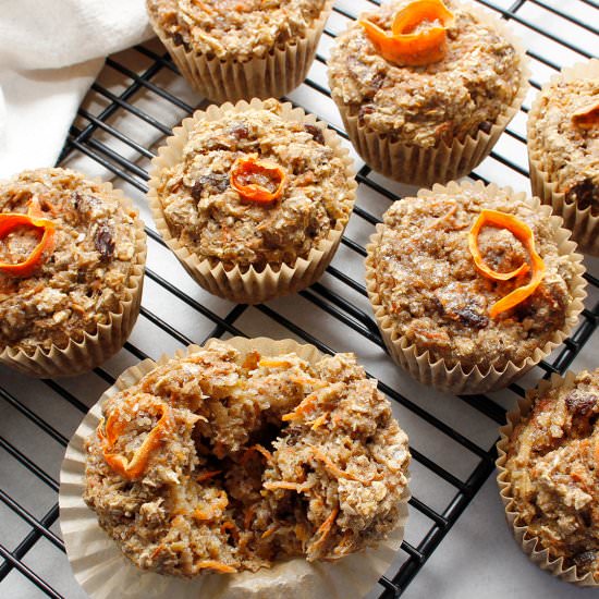 Healthy Morning Glory Muffins - Recipe photo by fresh is real