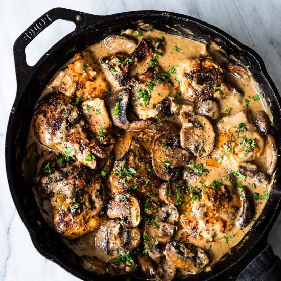 Creamy Chicken Mushroom Recipe - Recipe photo by The Endless Meal